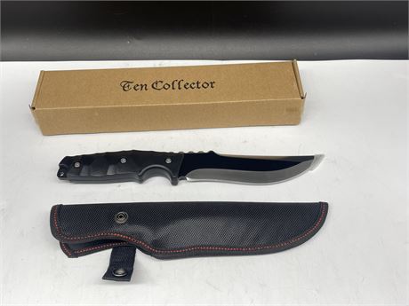 NEW JINJUNLANG TEN COLLECTOR KNIFE W/ SHEATH