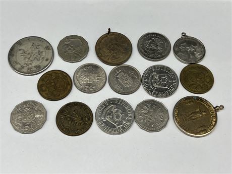 15 MISC TOKENS / COINS
