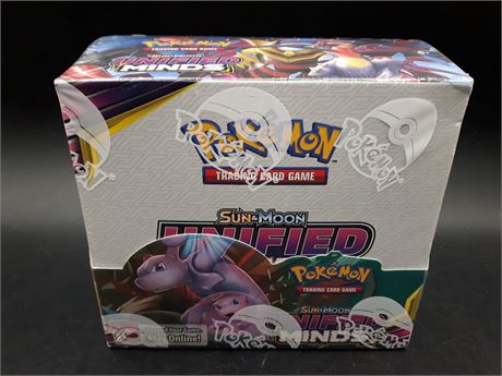 SEALED - POKEMON UNIFIED MINDS BOOSTER BOX - RARE