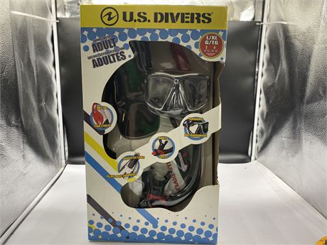 US DIVERS ADULT SNORKEL NEW IN BOX