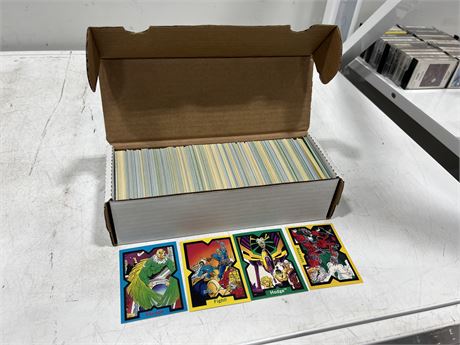 BOX OF 1991 MARVEL XFORCE CARDS