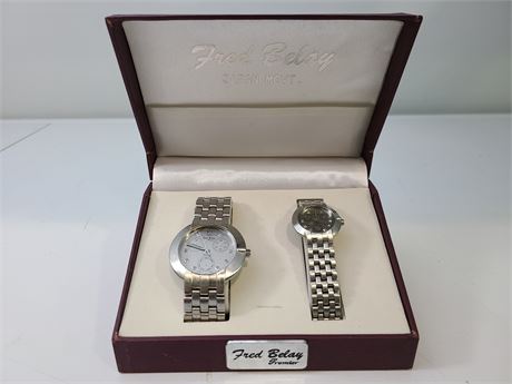 NEW FRED BELAY WATCH SET IN A BOX