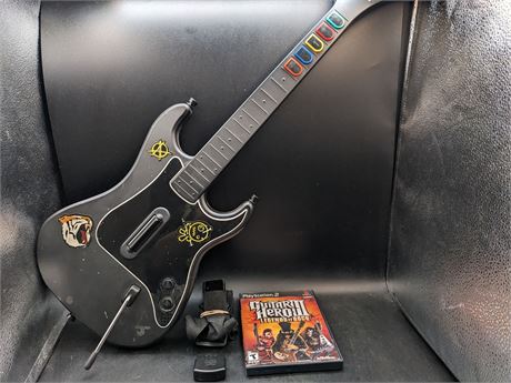GUITAR HERO 3 WITH GUITAR - VERY GOOD CONDITION - PS2