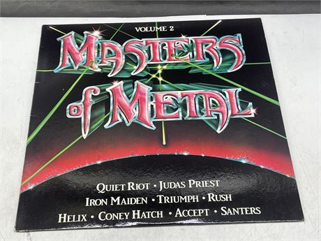 MASTERS OF METAL - VOLUME 2 - EXCELLENT (E)