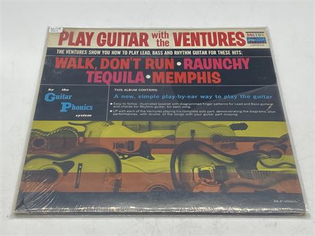 RARE SEALED THE VENTURES - PLAY GUITAR WITH THR VENTURES
