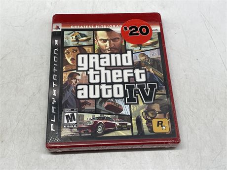 SEALED GRAND THEFT AUTO IV - PS3