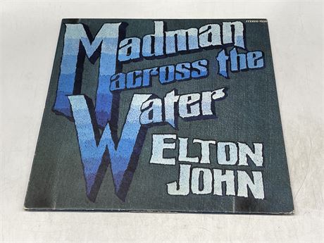 ELTON JOHN - MADMAN ACROSS THE WATER - GATEFOLD - EXCELLENT (E)