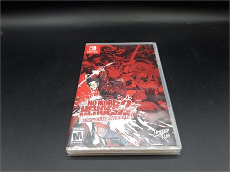 SEALED - NO MORE HEROES 2 (LIMITED RUN) - SWITCH