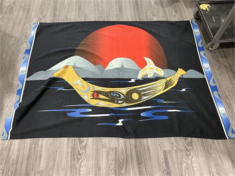 INDIGENOUS POLYESTER THROW (57”x79”)