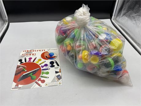 100 TOUCH PEN & STAND CAPSULES ($2 vending capsules)