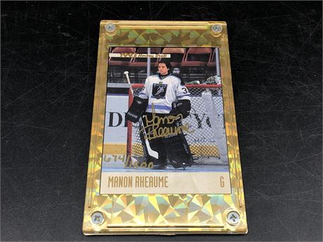 AUTOGRAPHED LIMITED EDITION MANON RHEAUME