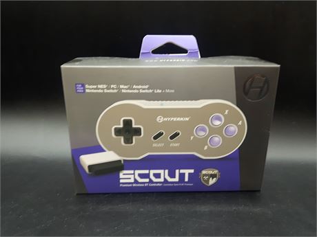 SEALED - WIRELESS CONTROLLER - SNES