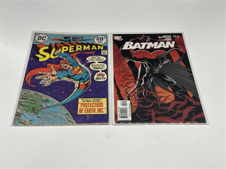 SUPERMAN #274 & BATMAN #655