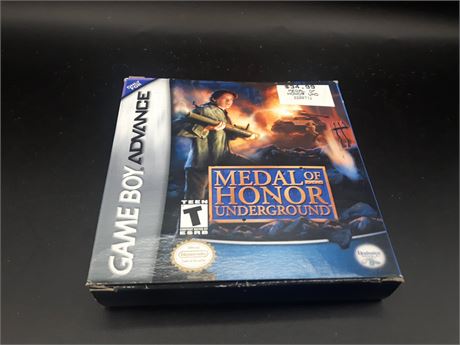 MEDAL OF HONOR UNDERGROUND - VERY GOOD CONDITION - GBA