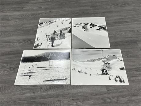 1960S BC SKIING PHOTOGRAPHS 16” X 20”
