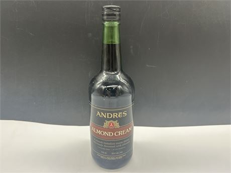SEALED ANDRES ALMOND CREAM FLAVOURED WINE
