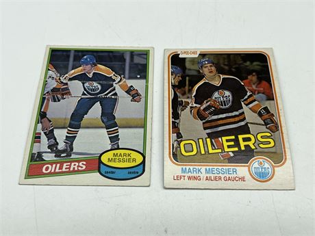 ROOKIE MESSIER OPC & 2ND YEAR MESSIER OPC - ROOKIE HAS BAD CREASE