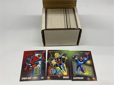 COMPLETE 92’ MARVEL COMIC COLLECTOR CARD SET