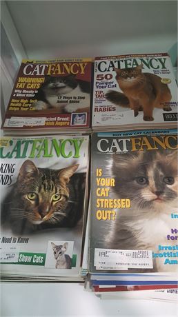 100 CAT FANCY MAGAZINES