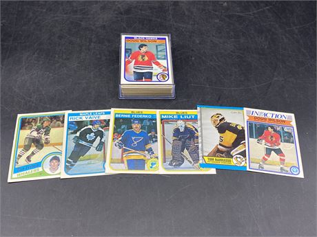 (50) 1980s NHL STARS CARDS