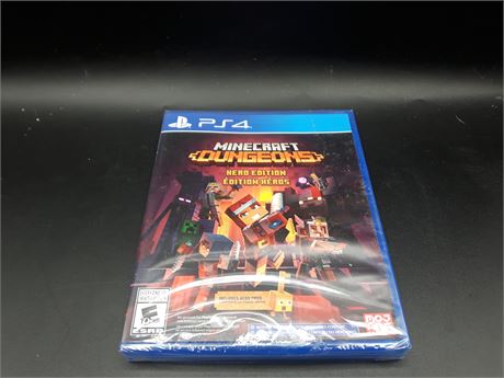 SEALED - MINECRAFT DUNGEONS - PS4