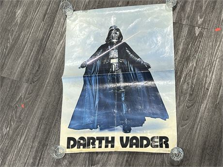 1977 DARTH VADER POSTER 22”x28”