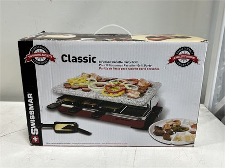 (NEW) SWISSMAR CLASSIC 8 PERSON RACLETTE PARTY GRILL