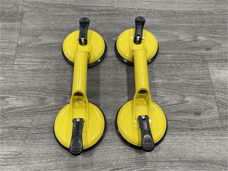 2 NEW GLASS SUCTION CARRIERS