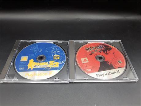 COLLECTION OF JAPANESE PS2 GAMES  -DISC ONLY