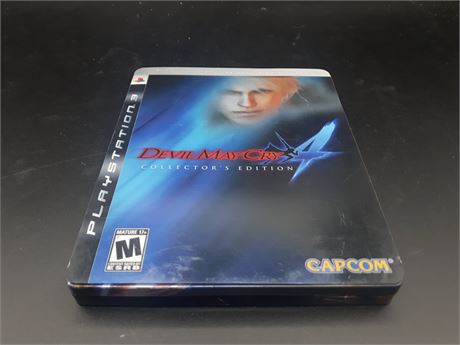 DEVIL MAY CRY 4 COLLECTORS EDITION (STEELBOOK) - PS3 - VERY GOOD CONDITION