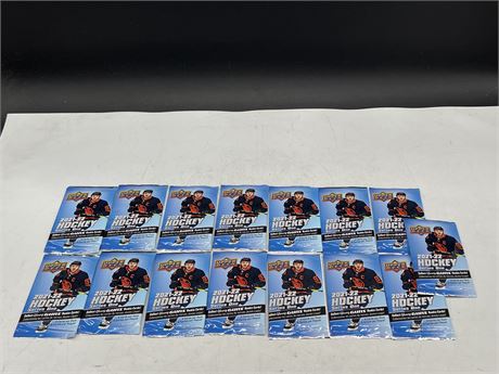 15 NEW UD 21/22 YOUNG GUNS CARD PACKS