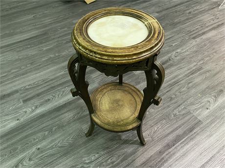 ANTIQUE DECORATIVE STAND (31” tall)