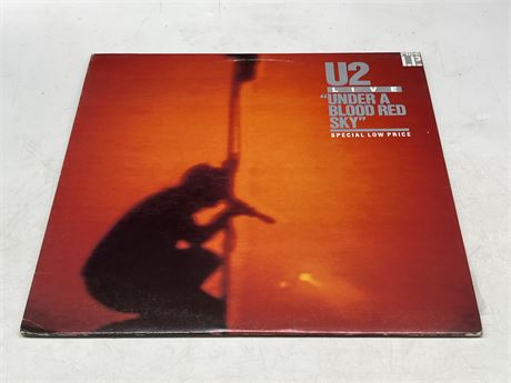 U2 - LIVE UNDER A BLOOD RED SKY - VG+