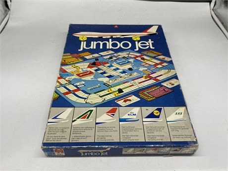 RARE 1976 JUMBO JET BOARD GAME (Complete)