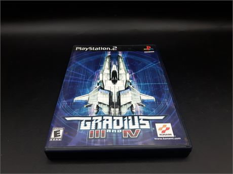 GRADIUS III & IV - VERY GOOD CONDITION - PS2
