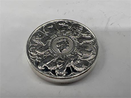 2 OZ 999 FINE SILVER THE QUEENS BEASTS COIN