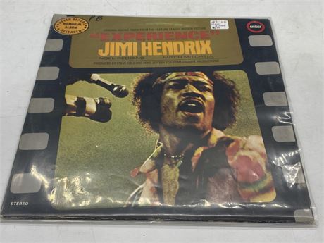 JIMI HENDRIX - ORIGINAL SOUNDTRACK ‘EXPERIENCE’ (1971) - VG+