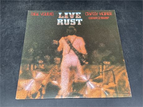 NEIL YOUNG - LIVE RUST - GOOD CONDITION