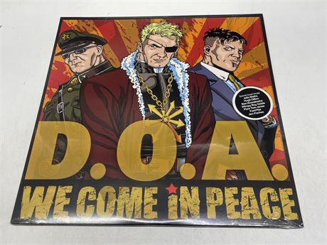 SEALED D.O.A - WE COME IN PEACE