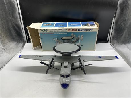 VINTAGE BATTERY OPERATED E-2C HAWKEYE