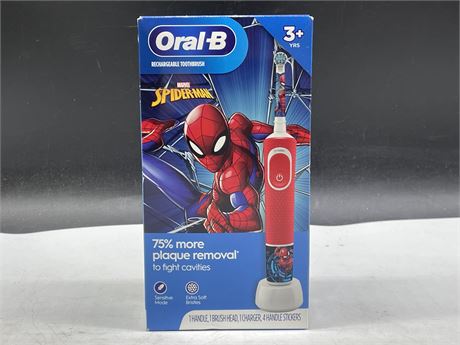 (SEALED) ORAL-B SPIDER-MAN ELECTRIC RECHARGEABLE TOOTHBRUSH