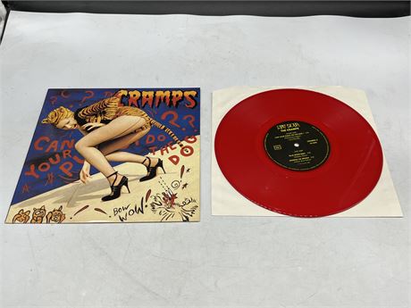 THE CRAMPS - CAN YOUR PUSSY DO THE DOG 10” VINYL - NEAR MINT (NM)