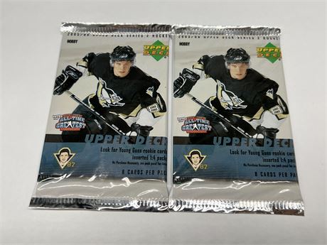 2 SEALED 2006 UD SERIES 2 PACKS - OVECHKIN ROOKIE YEAR