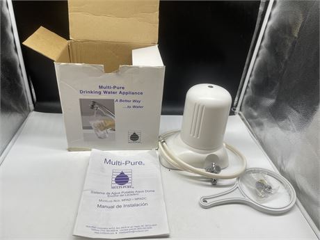 NSF MULTI-PURE DRINKING WATER APPLIANCE IN BOX
