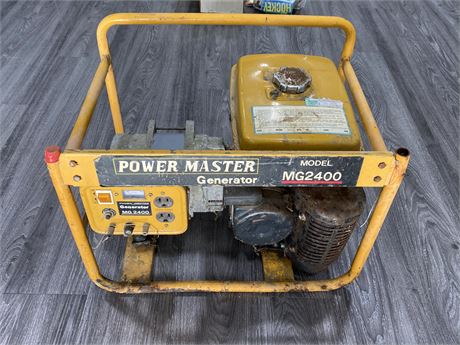 POWER MASTER GENERATOR (Untested, as is)