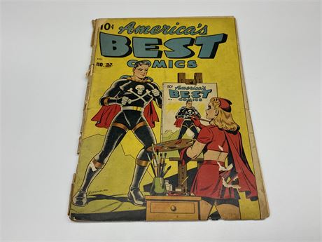 AMERICAS BEST COMICS #27 (1948) (Detached cover, low grade)