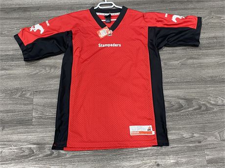 NWT CALGARY STAMPEDERS JERSEY - SIZE LARGE