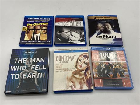 6 RARE OUT OF PRINT BLU RAYS - 1 SEALED