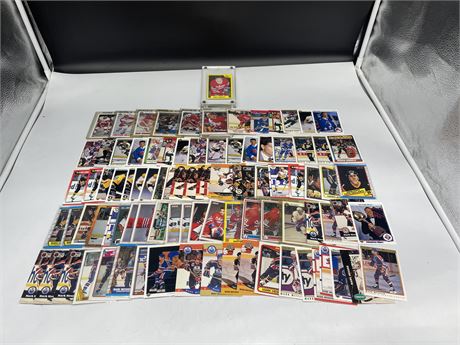 LOT OF MISC 90’s HOCKEY CARDS - SOME ROOKIES