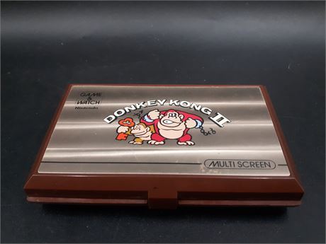 RARE - DONKEY KONG 2 GAME & WATCH CONSOLE - EXCELLENT CONDITION